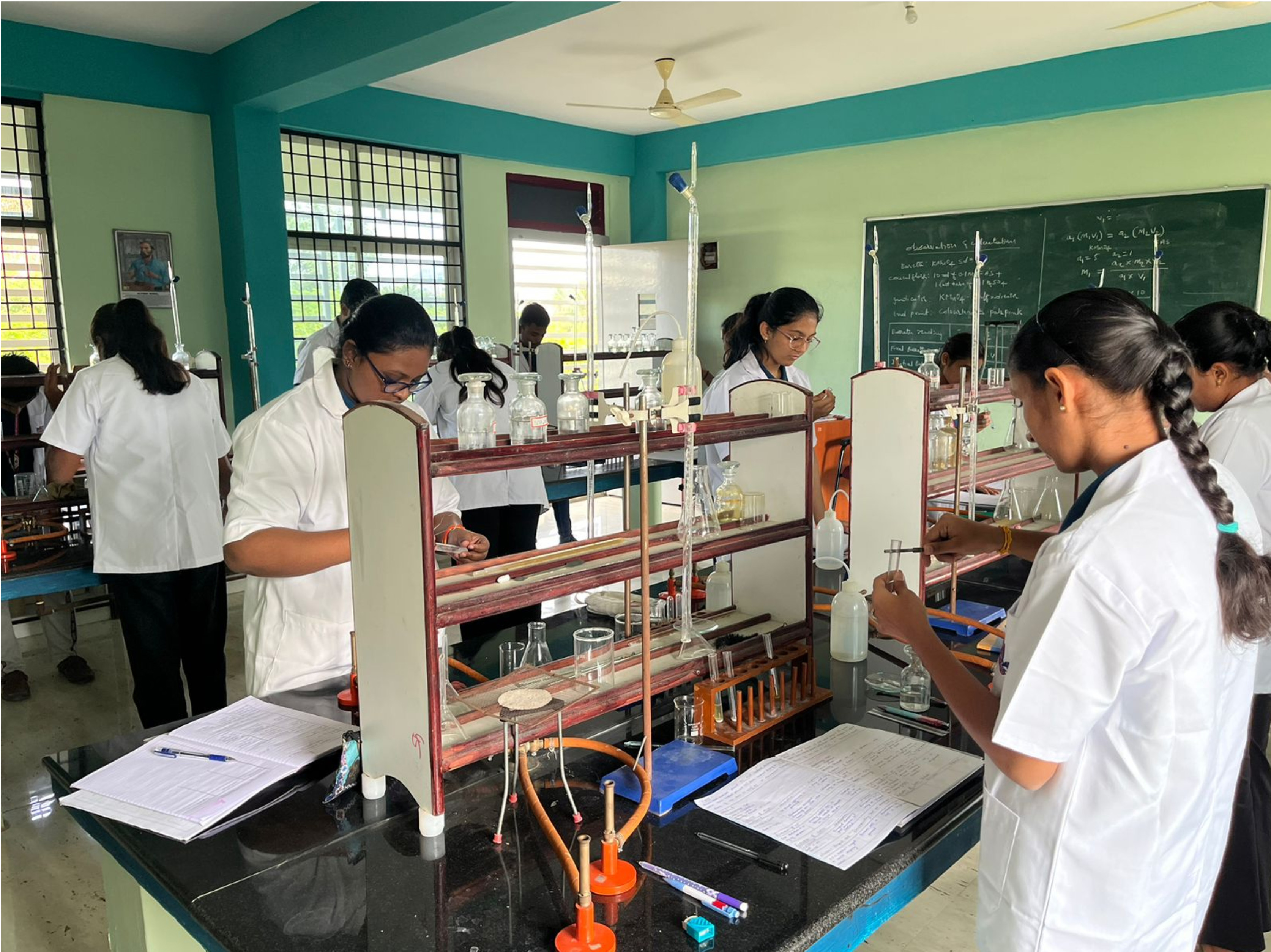 Science lab at Holy Crescent PU College